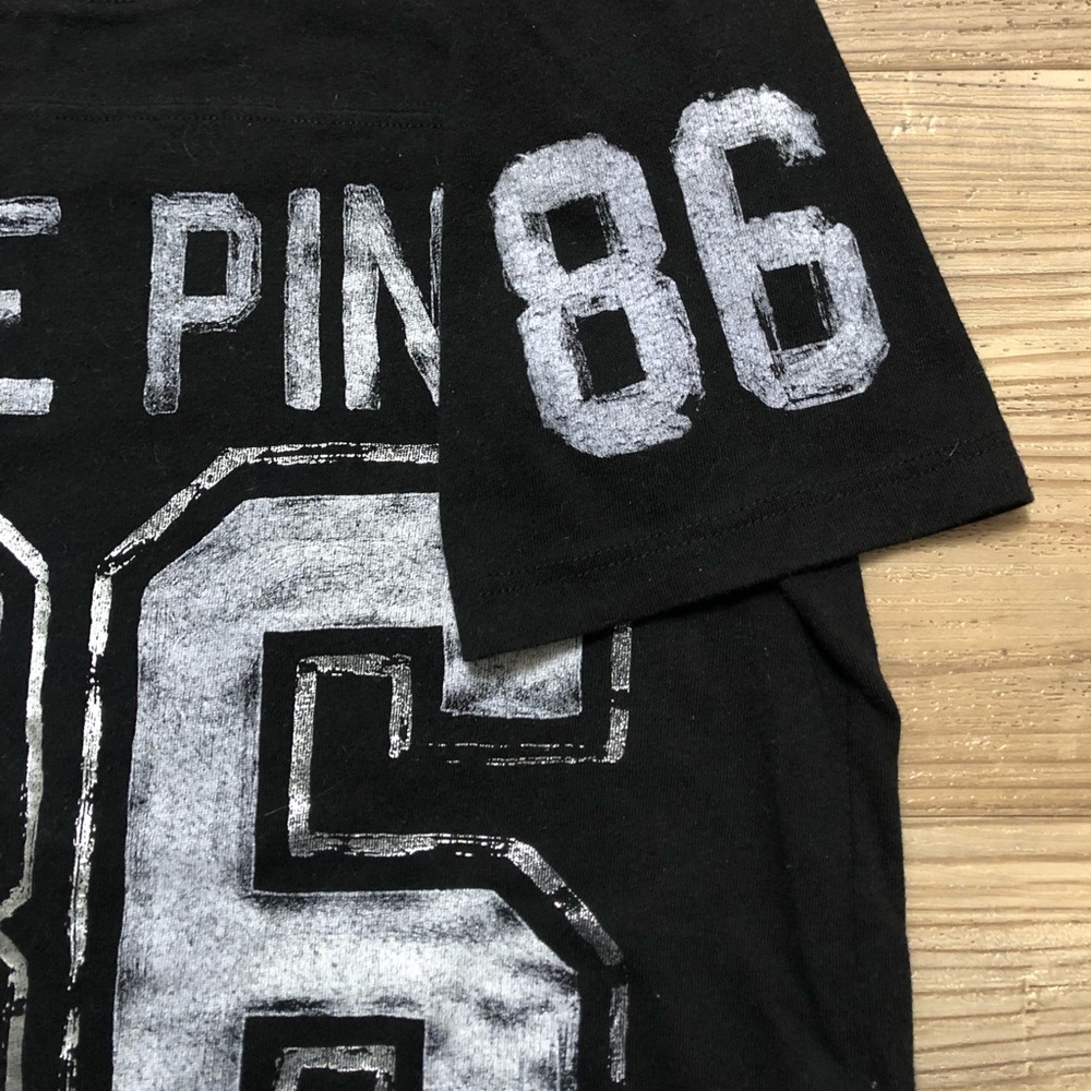 Victoria’s Secret Pink black graphic tee shirt M - Picture 5 of 7